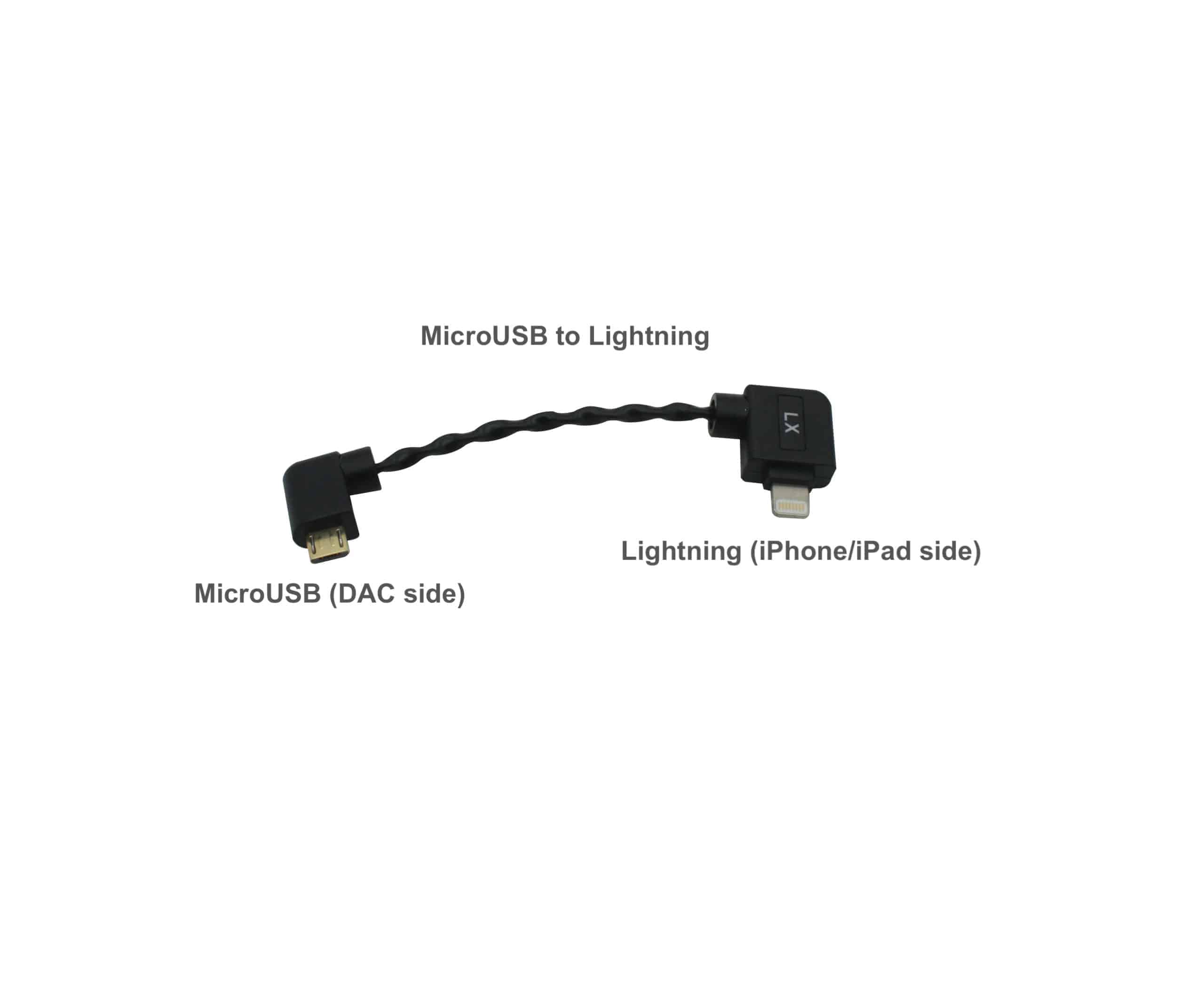 COZOY Lightning/Type-C to Micro USB HiFi Cable for COZOY Aegis/SHOZY Lancea /IOS 